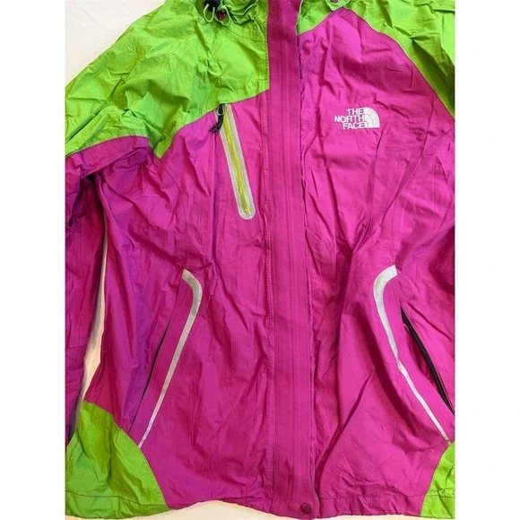 The North Face Women's Pink Hooded Rain Jacket Size M Gore-Tex Pro Shell - Picture 7 of 10